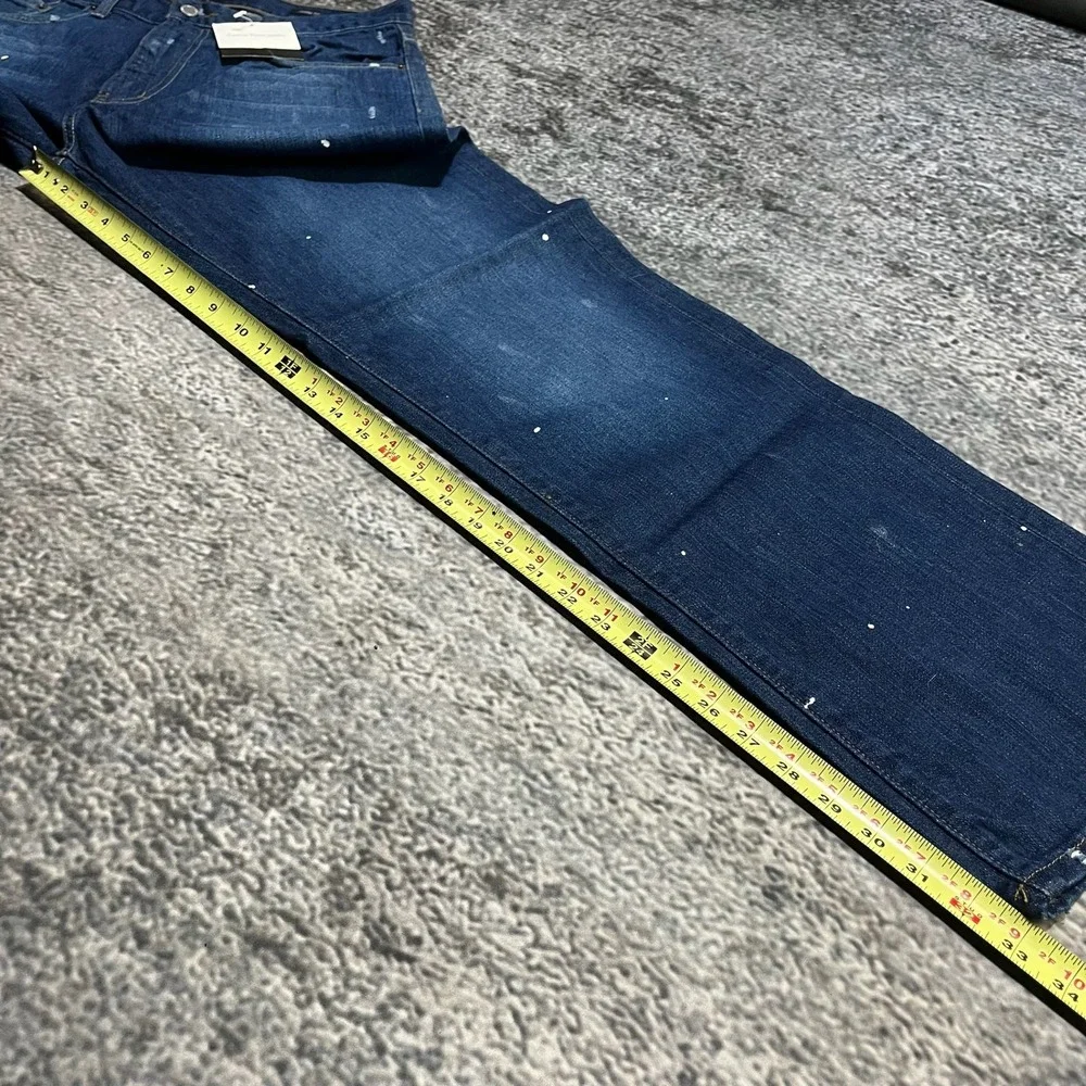 NEW Calvin Klein Jeans‎ Mens 32x32 Blue Loose Fit Relaxed Distressed Vintage Y2K